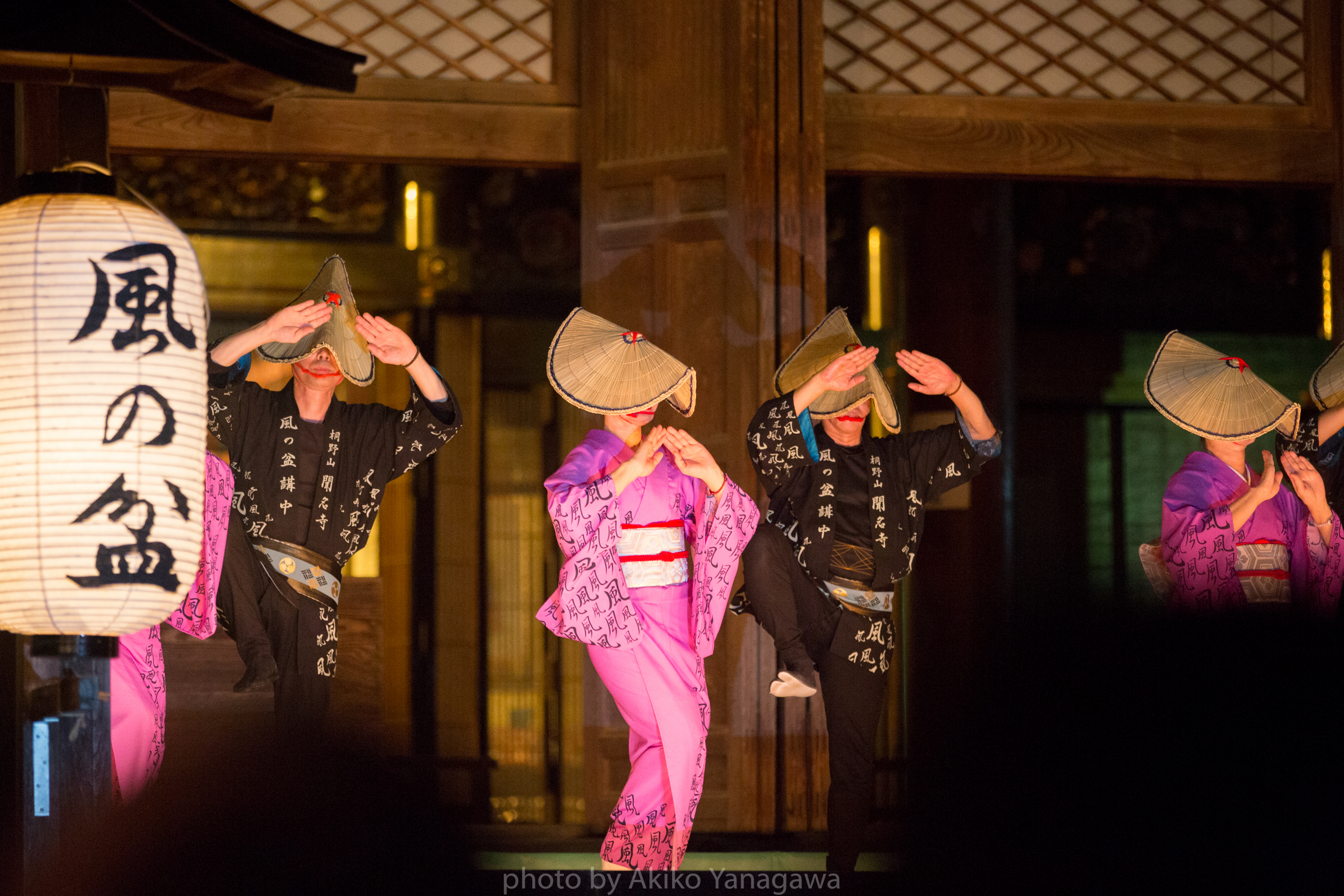 八尾のおわら風の盆の街並み