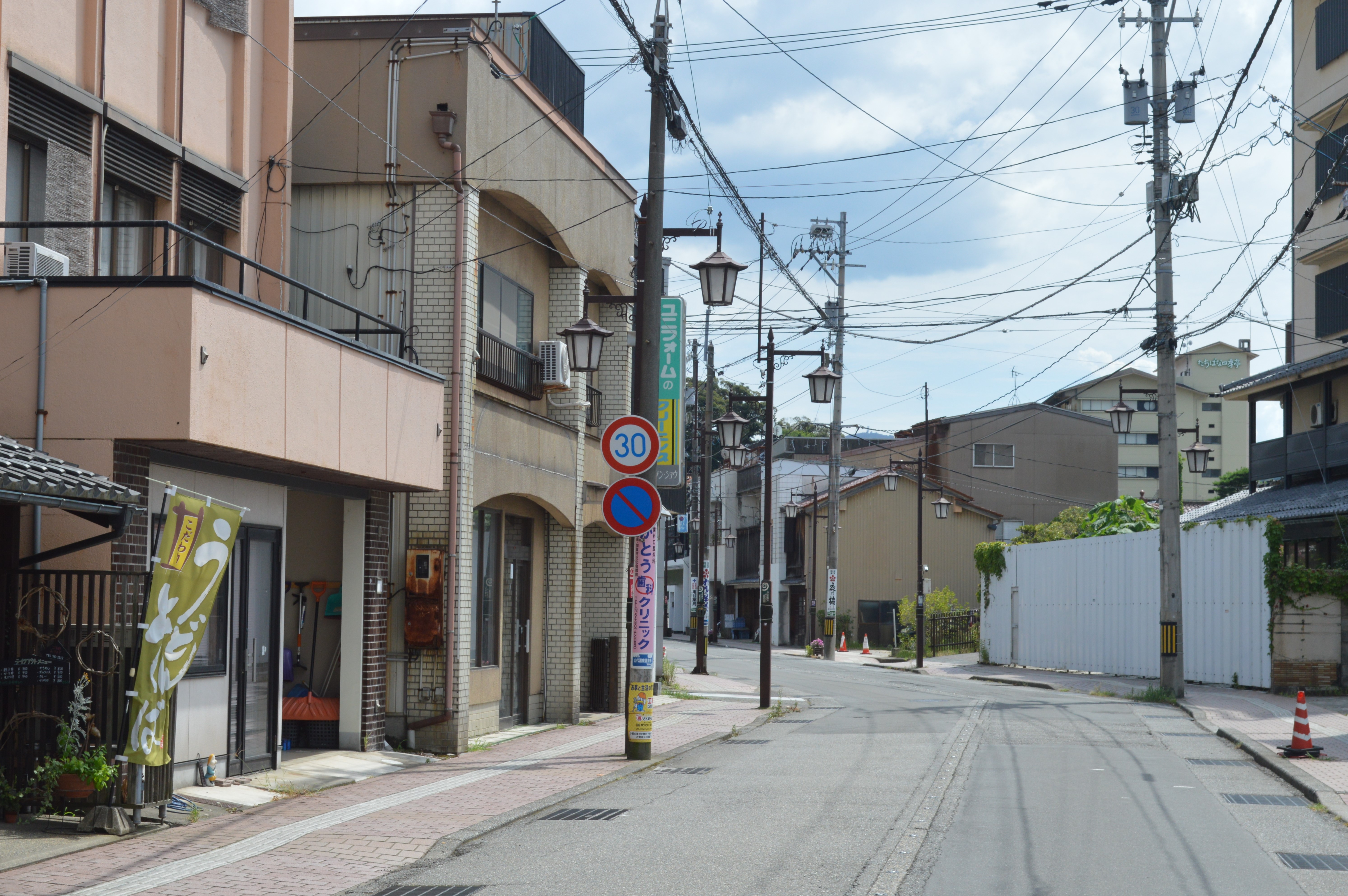 山代温泉の古総湯の外観
