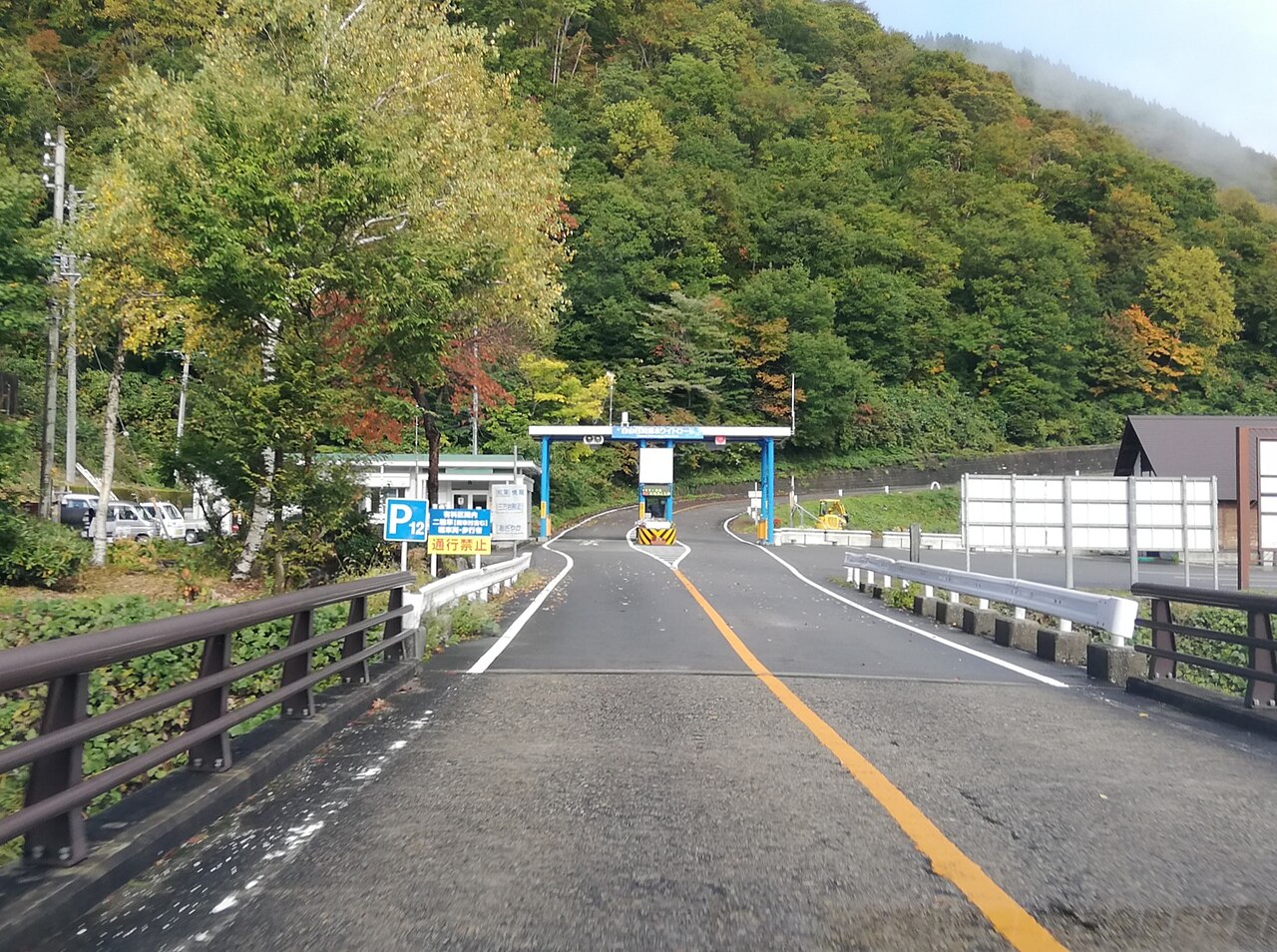 白山白川郷ホワイトロードの風景