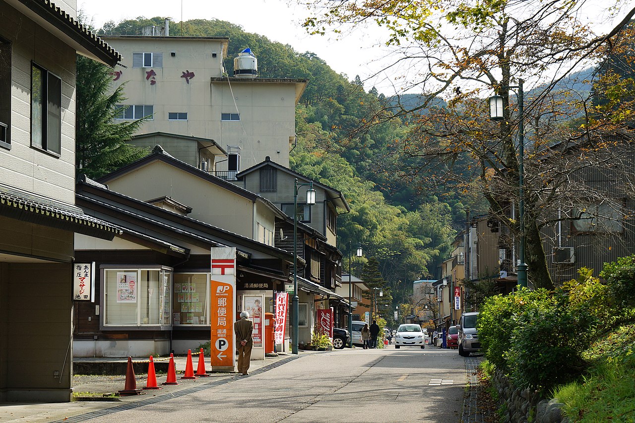 金沢の奥座敷・深谷温泉エリアの静かな佇まい