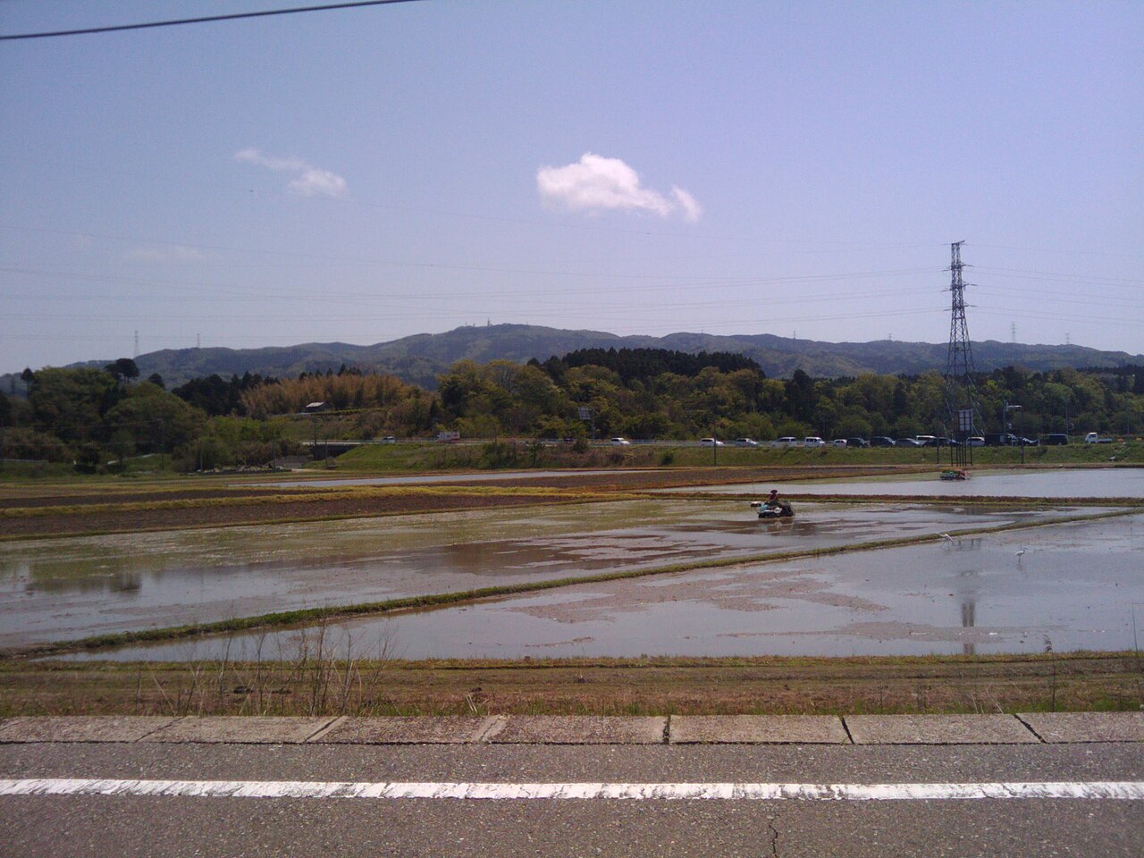 宝達山からの眺望と能登半島の里山風景