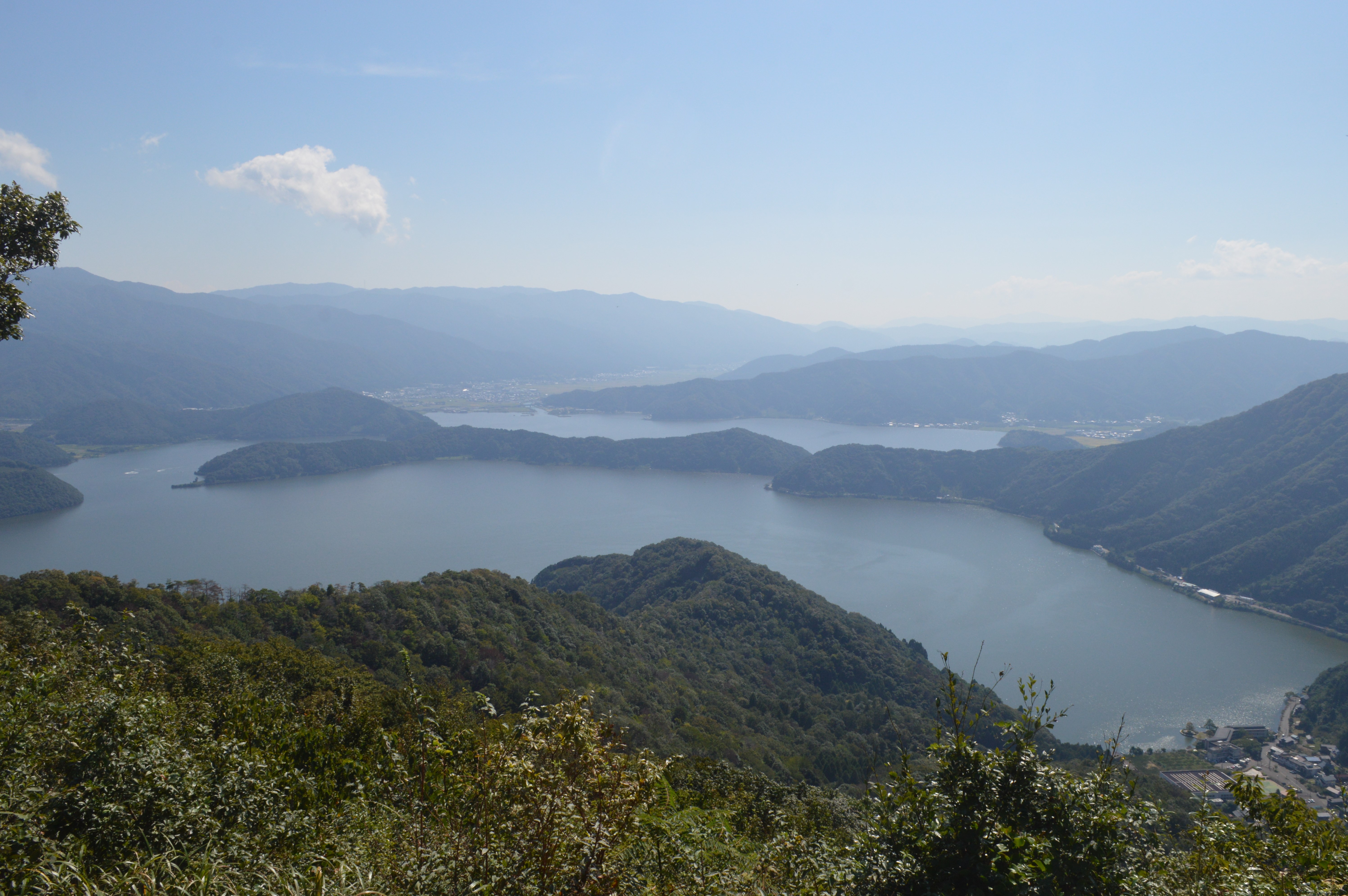 レインボーラインから望む三方五湖の絶景