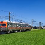 北鉄石川線の電車と沿線の風景