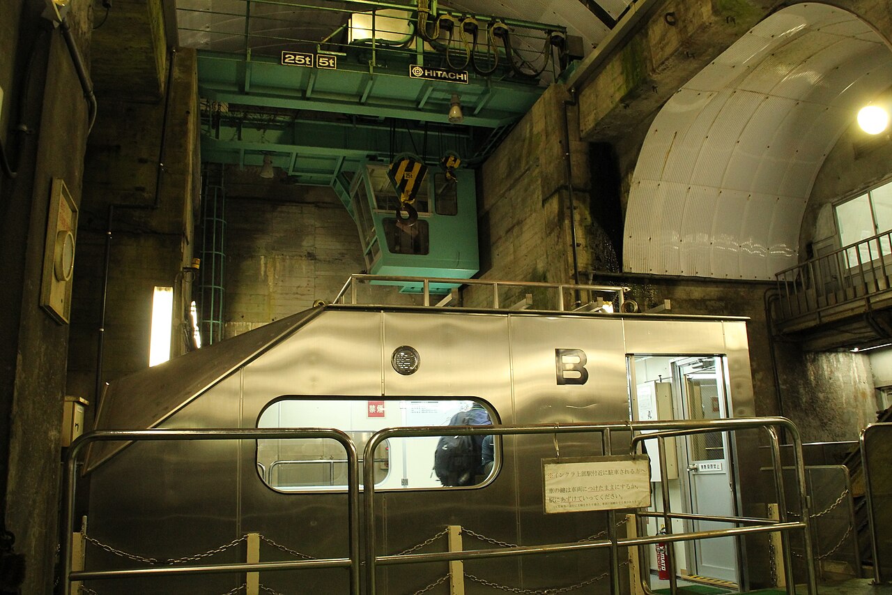 黒部ルートのインクライン