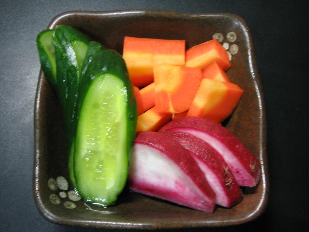 能登の伝統的な糠漬け