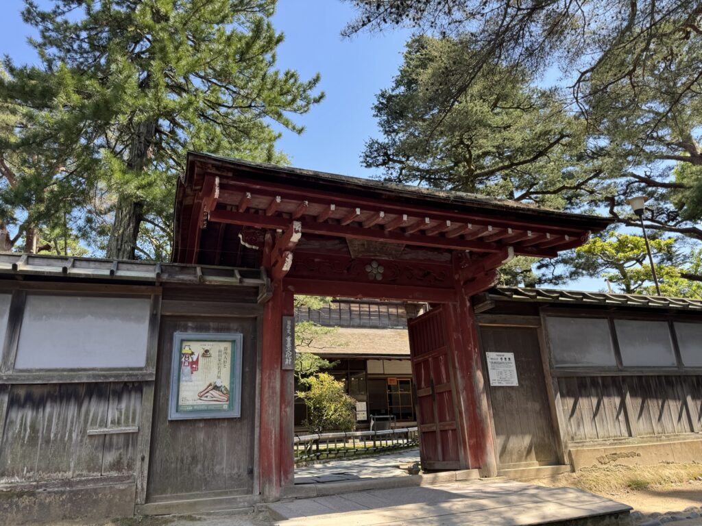 兼六園に隣接する成巽閣（せいそんかく）。国指定重要文化財の前田家御殿