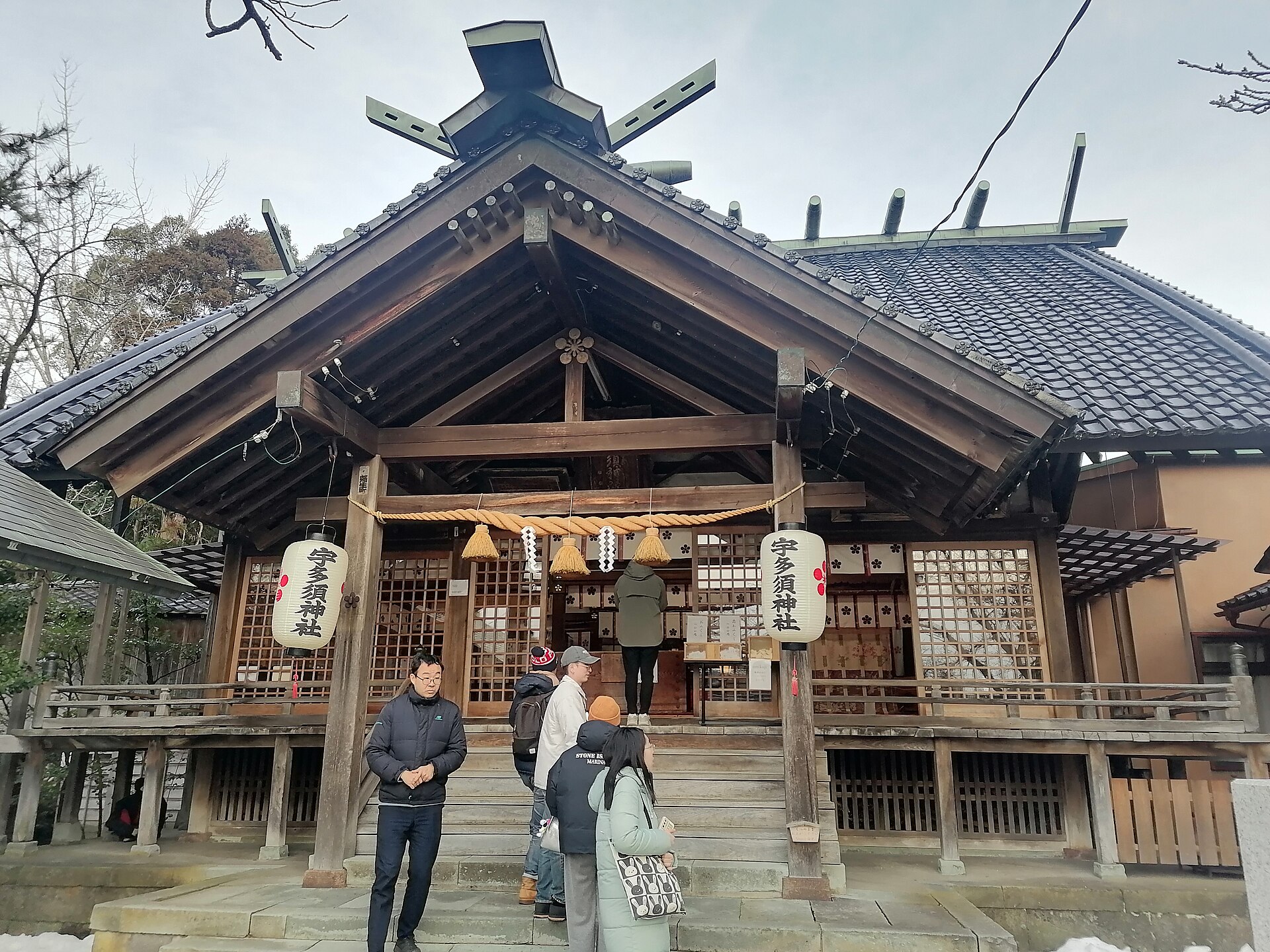 金沢五社のひとつ宇多須神社の社殿